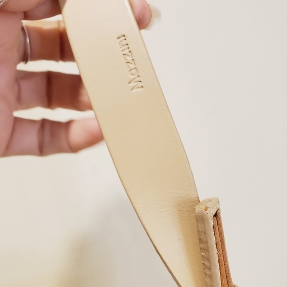 Mazzini Firenze made in Italy vintage  Cream Canvas shoulder bag - Picture 5 of 12